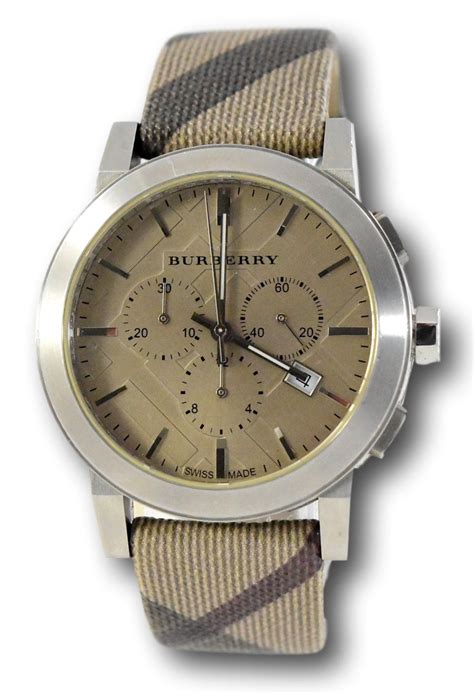 burberry men's check swiss quartz bracelet watch 42mm|burberry watches for men.